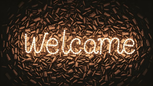 Mixed style welcome poster collection with modern, rustic, elegant, playful, and minimalist designs for versatile wall décor, AI generated