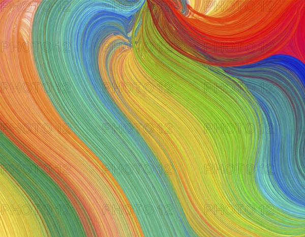 Modern brush strokes abstract poster with digital textures and expressive design, perfect for creative stylish decorations, AI generated