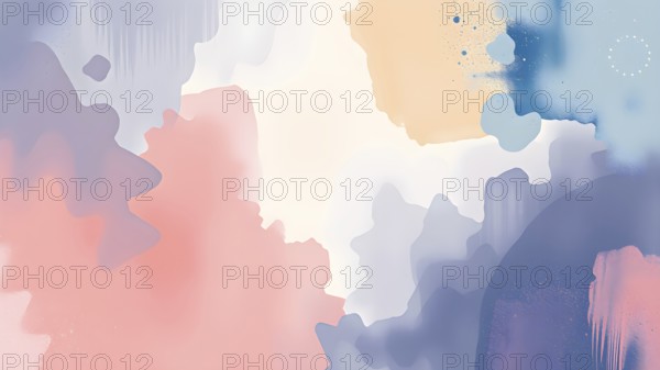 Backgrounds design. watercolor paint background design. Watercolor colorful abstract background, AI generated image