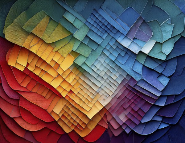 Abstract colorful background. with colorful elements, AI generated
