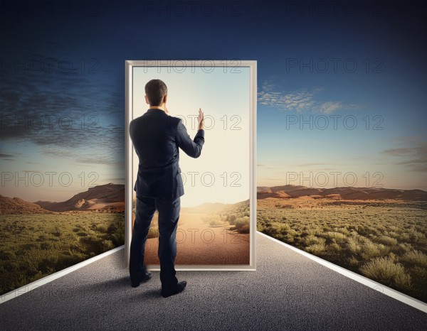 The meaning of life. Concept of Positive Mind Concept. Enjoying Life Concept, AI generated