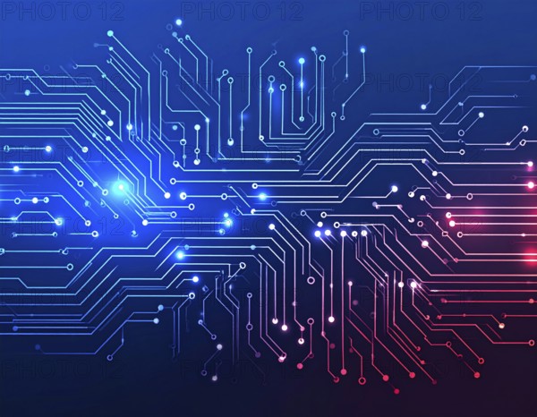 Abstract cyber grid wall art design with glowing digital lines, futuristic network visualization, and neon-inspired technology patterns, AI generated