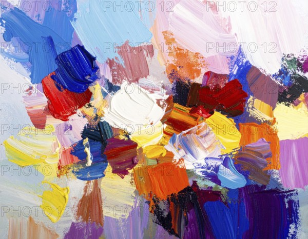 A striking brush strokes background combining painterly textures and expressive design, perfect for home and interior décor, AI generated