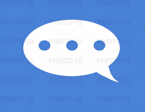 Speech bubble concept image symbolizing communication, dialogue, conversation, chat messages, and interactive digital expression, AI generated