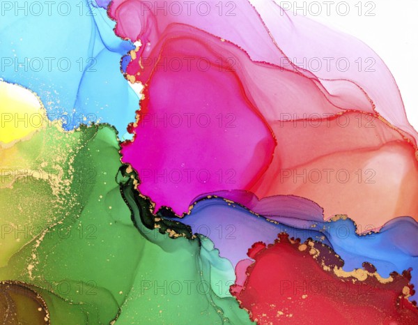 Colorfully painted background with vivid brush strokes and abstract design, symbolizing creativity, expression, and artistic inspiration, AI generated