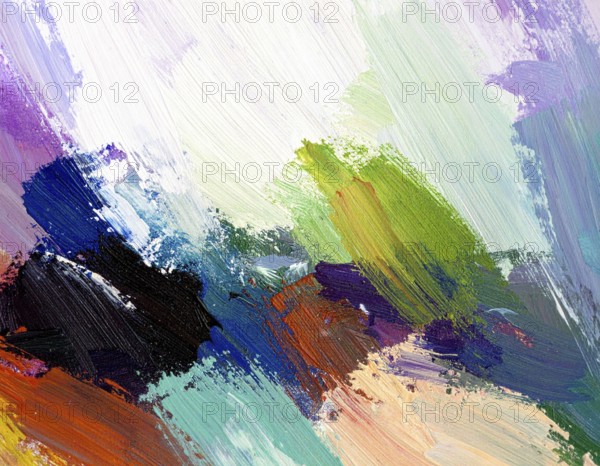 A striking brush strokes background combining painterly textures and expressive design, perfect for home and interior décor, AI generated
