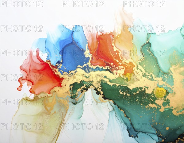 Bold neon brush strokes poster with vibrant glowing colors, ideal for modern abstract décor and nightlife inspiration, AI generated