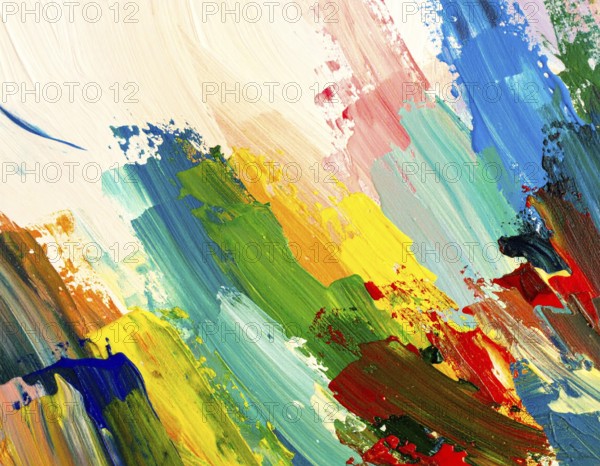A striking brush strokes background combining painterly textures and expressive design, perfect for home and interior décor, AI generated