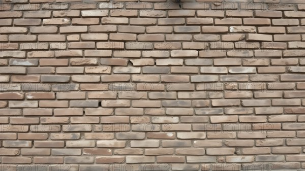 Rustic red brick wall poster print showcasing vintage industrial charm for modern loft, office, or home décor, AI generated