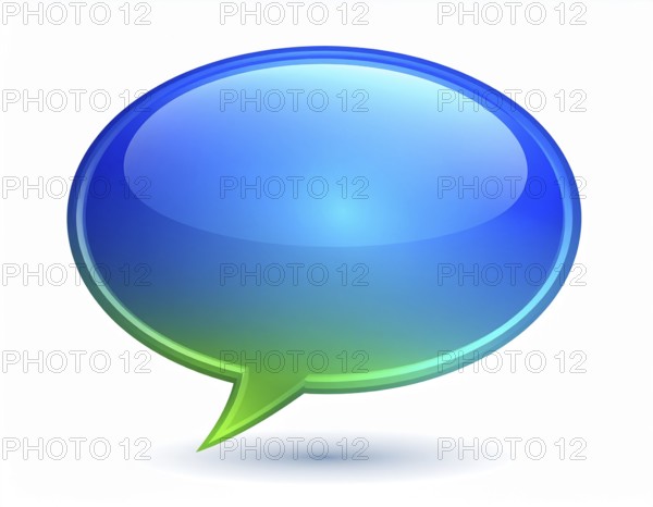 Speech bubble concept image symbolizing communication, dialogue, conversation, chat messages, and interactive digital expression, AI generated