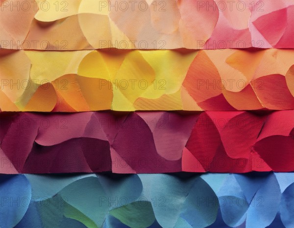 Multi color background bursting with vivid tones, artistic expression, and modern abstract design for versatile décor, AI generated