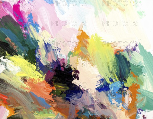 A striking brush strokes background combining painterly textures and expressive design, perfect for home and interior décor, AI generated