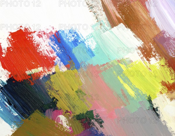 Watercolor pastel brush strokes poster with soft dreamy textures and soothing colors for tranquil interior décor, AI generated