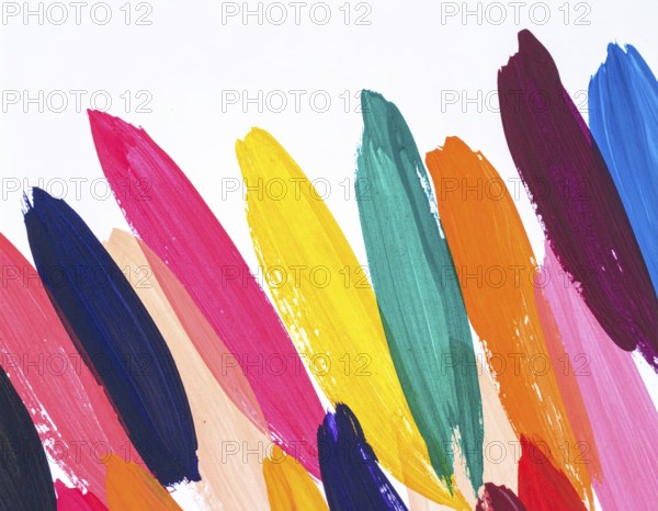 A painterly brush strokes print combining texture, energy, and abstract art, designed for creative decoration and interiors, AI generated