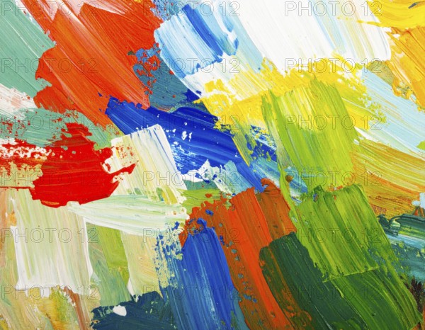 Bold neon brush strokes poster with vibrant glowing colors, ideal for modern abstract décor and nightlife inspiration, AI generated