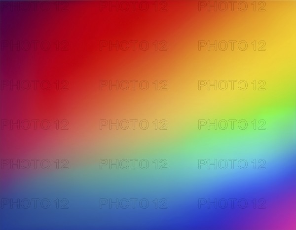 Gradient rainbow colors blending seamlessly into vivid tones, creating abstract artistic harmony for décor and design, AI generated