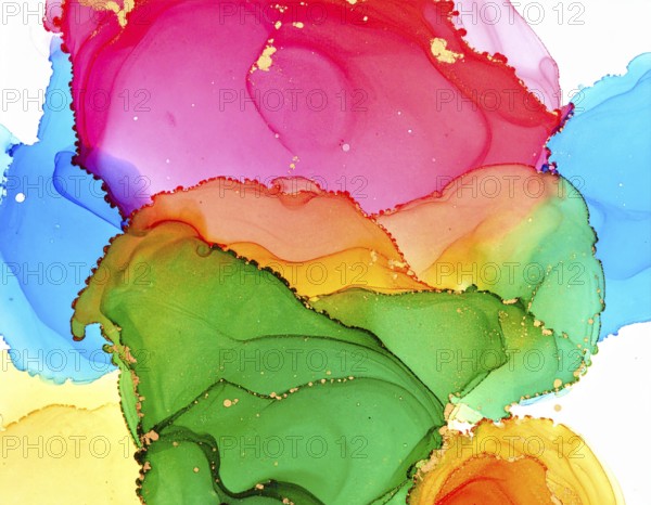 Colorfully painted background with vivid brush strokes and abstract design, symbolizing creativity, expression, and artistic inspiration, AI generated