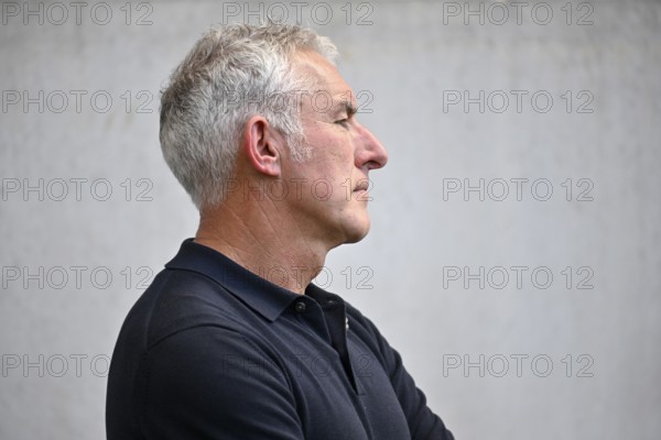 TV expert and former coach Mirko Slomka, portrait, Bundesliga football, PreZero Arena, Sinsheim, Baden-Württemberg, Germany