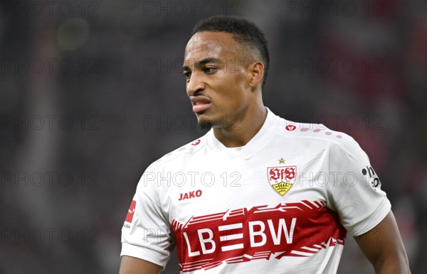 Jamie Leweling VfB Stuttgart (18) portrait Football Bundesliga, MHPArena, MHP Arena Stuttgart, Baden-Württemberg, Germany