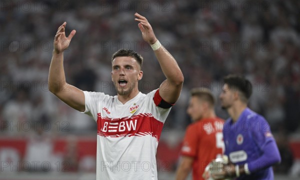 Ermedin Demirovic VfB Stuttgart (09) disappointed Gesture Gesture Football Bundesliga, MHPArena, MHP Arena Stuttgart, Baden-Württemberg, Germany