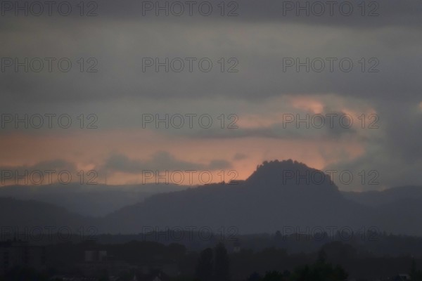 View of the Hohentwiehl, Lake Constance region, Baden-Württemberg, Germany