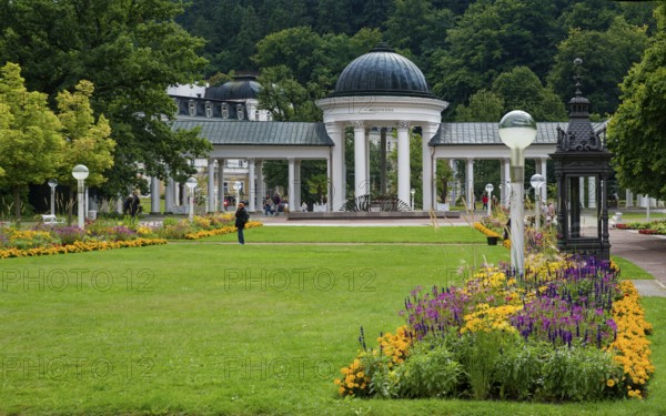 Karolina Spring, Karolina Spring, Small Colonnade, Spa Park, Spa in the Imperial Forest, Healing Spring, Health, Mariánské Lázne, Mariánské Lázne, Czech Republic, Czech Republic