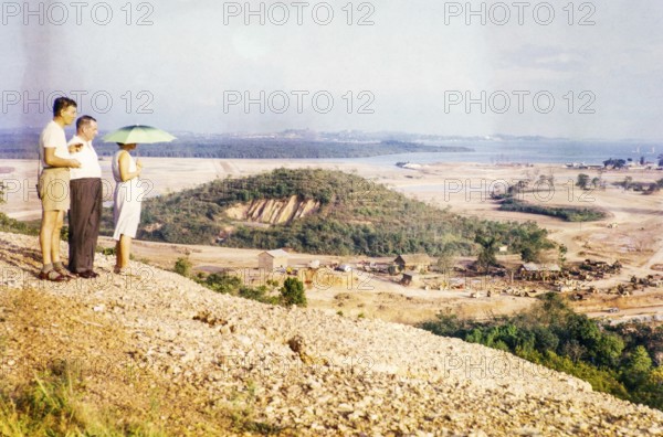 Land being cleared and levelled for industrial development, Jurong, Singapore, south east Asia 1963