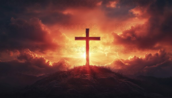 Symbols Of Hope: Passion, Resurrection, And Calvary In The Holy Bible. This Study Explores The Spiritual Significance Of These Symbols, AI generated