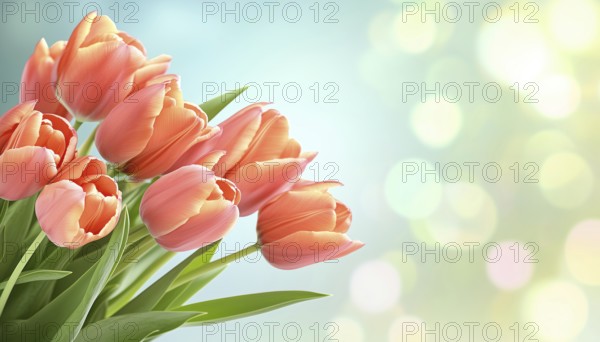 Spring Special Offer: Exclusive Discounts And Vibrant Tulip Flowers For Web, Wallpapers, Flyers, And Voucher Discounts. Don'T Miss Out!, AI generated
