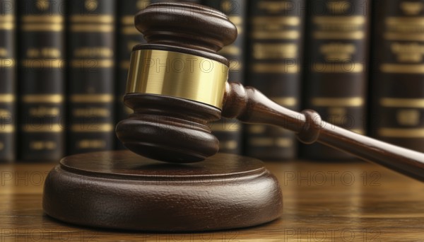 The Tool Used For Making Legal Decisions In Court, A Gavel Is A Wooden Hammer Typically Used By Judges, AI generated