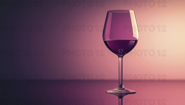 Continuous Design Of Wine Glass: An Elegant And Timeless Addition To Your Collection. Elevate Your Dining Experience With This Exquisite Wine Glass, AI generated