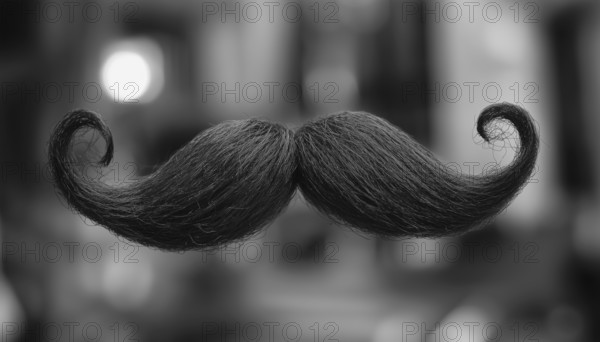 Artistic Rendering Of A Mustache In Hand-Drawn Style. Unique And Quirky Illustration Of Facial Hair, Perfect For Greeting Cards Or Posters, AI generated
