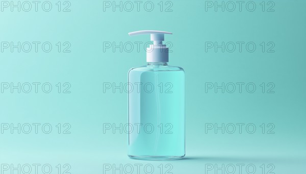 Antibacterial Handwash Sanitizer: A Modern Hygiene Product For Prevention And Protection With Alcohol Rub And Disinfection Properties In Various Forms And Containers, AI generated