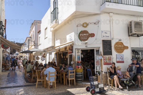 The old town centre of Lagos, in the west of the Algarve, Portugal