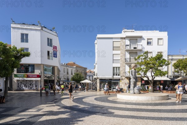 The old town centre of Lagos, in the west of the Algarve, Portugal