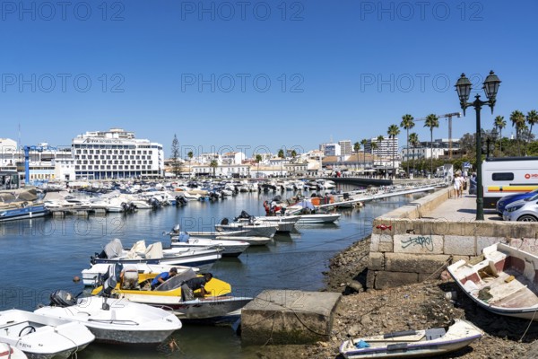 View over the harbour of Faro, Algarve, Portugal