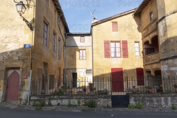 House of Chevalier Michel, historic building, yellow sandstone, Marville, Renaissance village, Département Meuse, Grand Est, France
