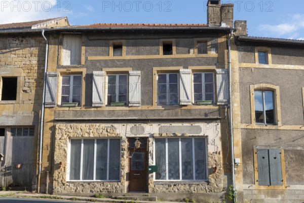 Historic building, Marville, Renaissance village, Département Meuse, Grand Est, France