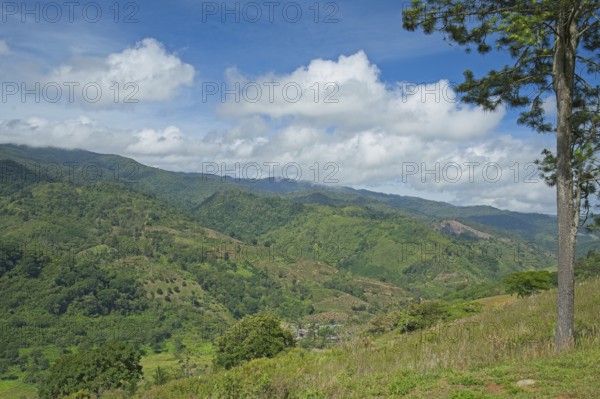 View of the mountains around Orosi, Orosi, Costa Rica