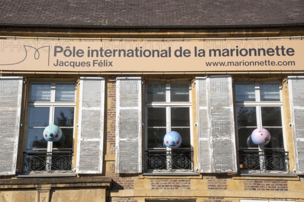 International Puppet Centre, Capital of Puppetry, Puppet Theatre, Marionettes, Winston Churchill Square, Charleville-Mézières, Ardennes, Grand Est, France