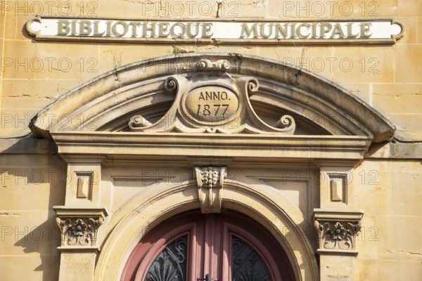 Library, library, historic building, Charleville-Mézières, Ardennes, Grand Est, France