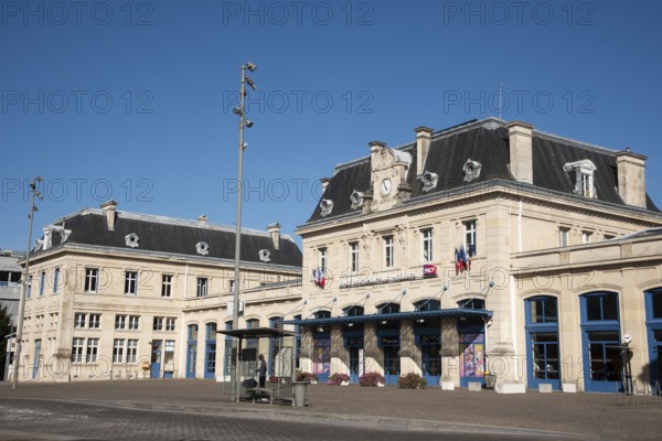 Railway station, Charleville-Mézières, Ardennes, Grand Est, France