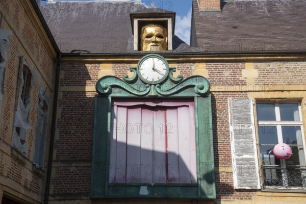 Grand Marionnettiste, marionette, automaton clock, International Puppet Centre, capital of puppetry, puppet theatre, Winston Churchill Square, Charleville-Mézières, Ardennes, Grand Est, France