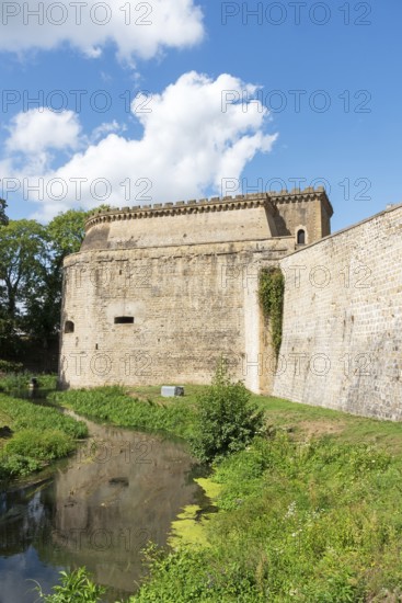 Tour du Roy, city tower, city wall, Charleville-Mézières, Mézières district, Ardennes, Grand Est, France