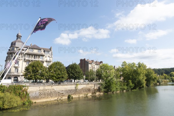 River Meuse, Charleville-Mézières, Ardennes, Grand Est, France