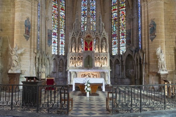 Saint-Nicolas Church, Marville, Renaissance village, Département Meuse, Grand Est, France