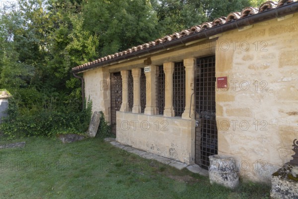 Ossuary, Saint-Hilaire cemetery, Marville, Renaissance village, Département Meuse, Grand Est, France