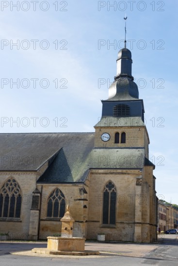 Saint-Nicolas Church, Marville, Renaissance village, Département Meuse, Grand Est, France