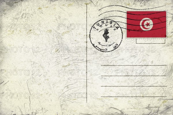 Tunisia Sousse Round Seal Map Design