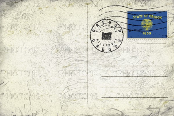 Oregon Hillsboro Round Seal Map Design